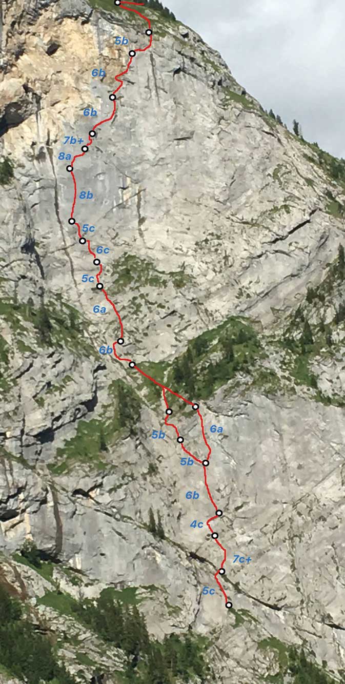 Fürenwand: SW-Wand