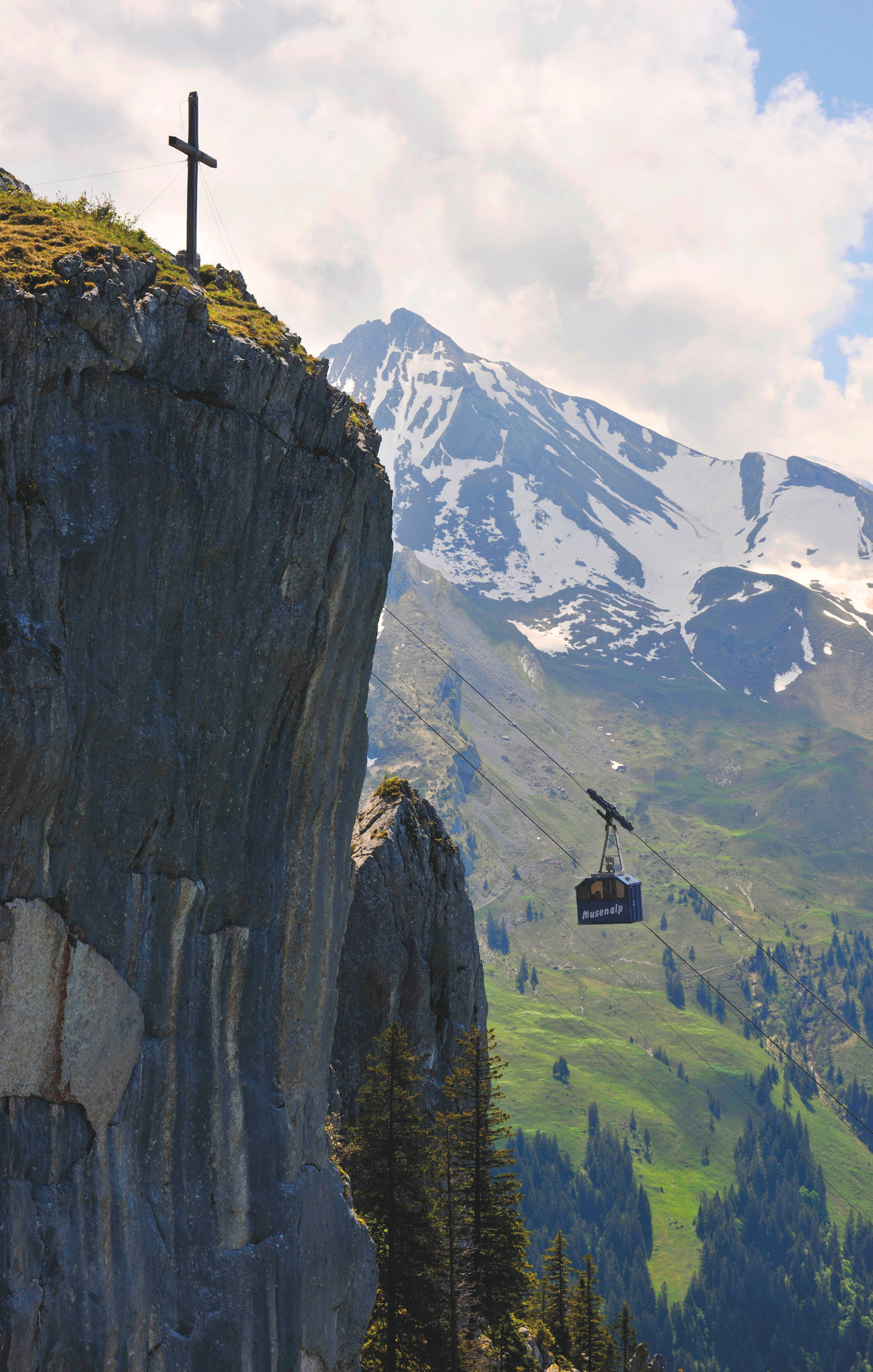 Bear trap – Musenalp: Landscape and hiking scene in the Niederrickenbach, Brisen and Buochserhorn area