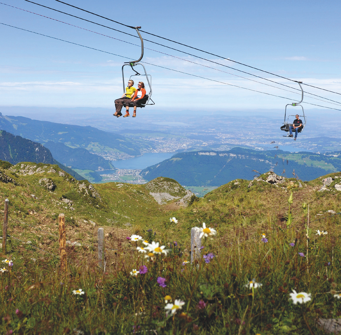 Siebner Tour: Landscape and hiking scene in the Niederrickenbach, Brisen and Buochserhorn area